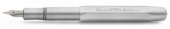 Перьевая ручка "Steel Sport", серебристая, M 0,9 мм